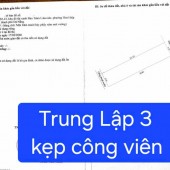 Bán đất đường Trung Lập 3 - Lô kẹp công viên rất thoáng và đẹp
